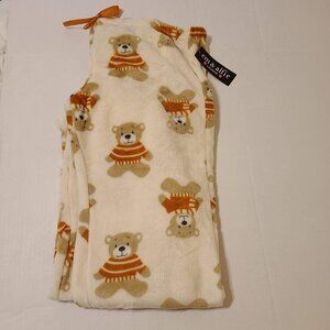 EM & ALFIE SUPER SOFT AND PLUSH TEDDY BEAR PAJAMA PANTS - 1X